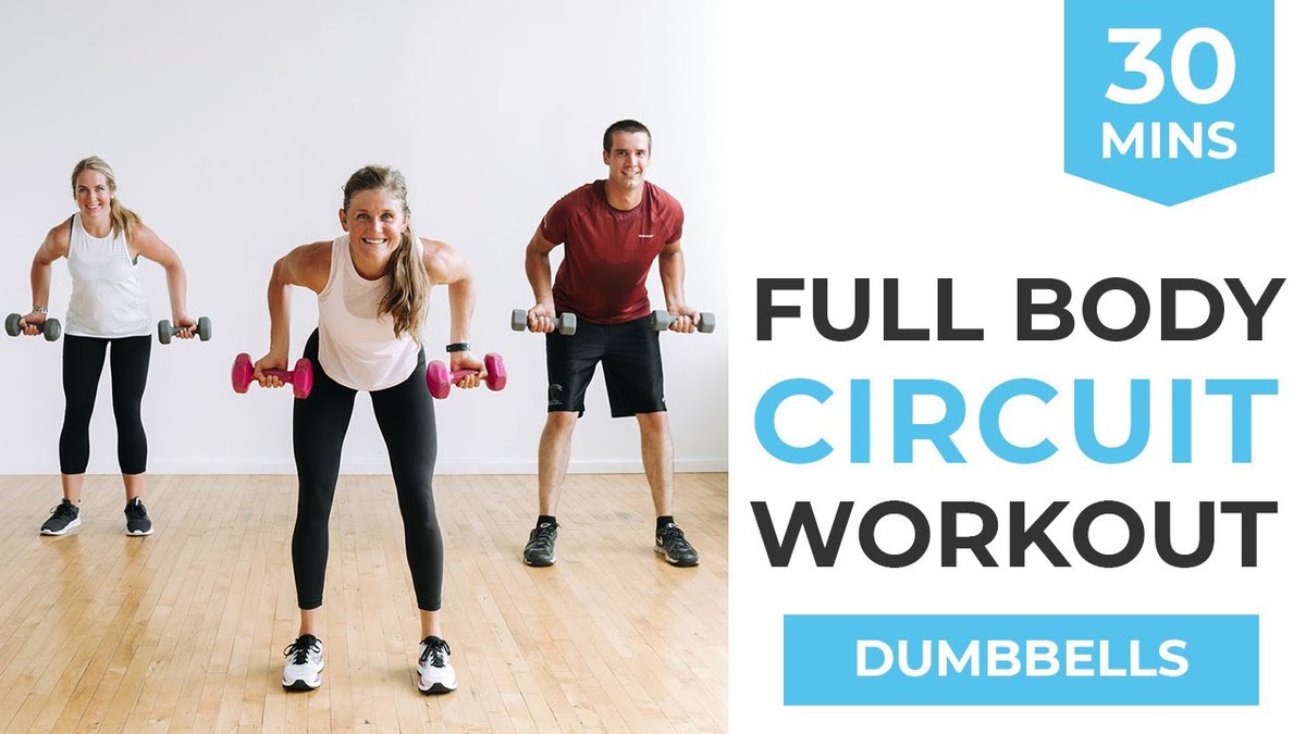 Full body circuit workout routine for women. No equipment need