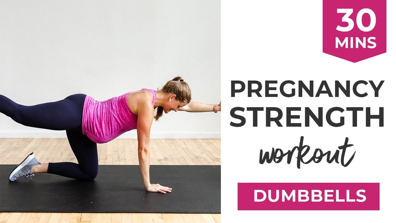 4 Best Strength Exercises for Pregnancy (Advanced Workout)! - Nourish,  Move, Love