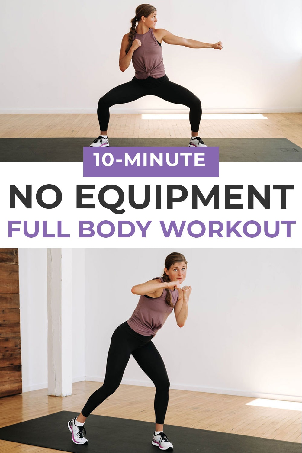 10-Minute Cardio Kickboxing Tabata Workout | Nourish Move Love