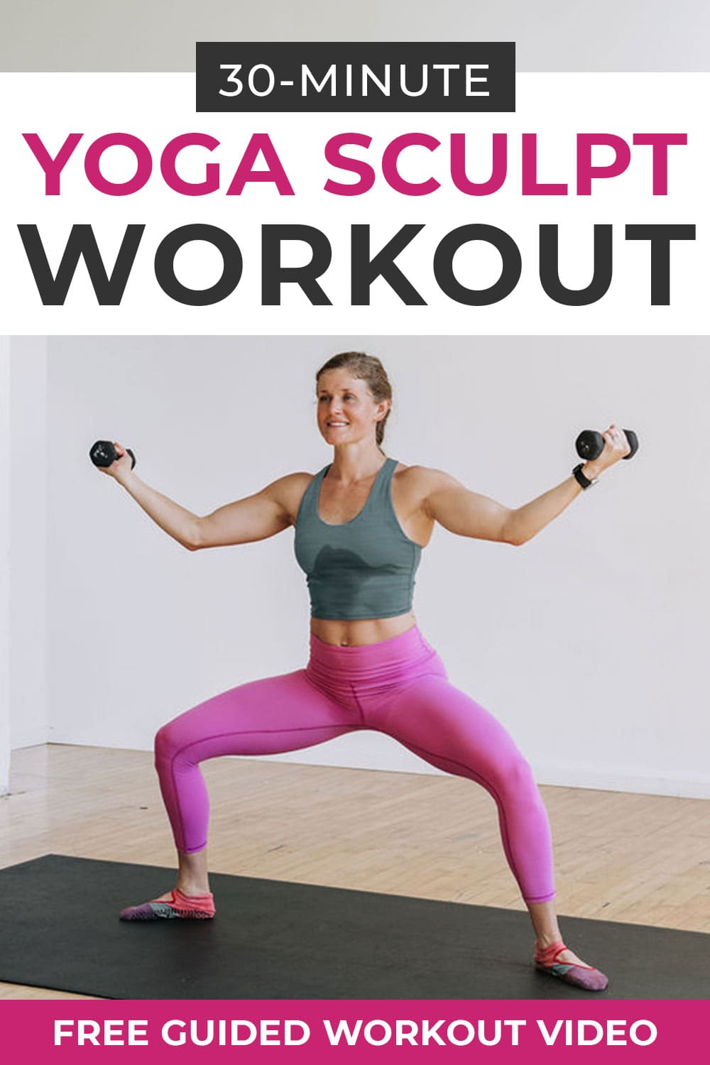 30-Minute Yoga Sculpt Workout (Video) | Nourish Move Love