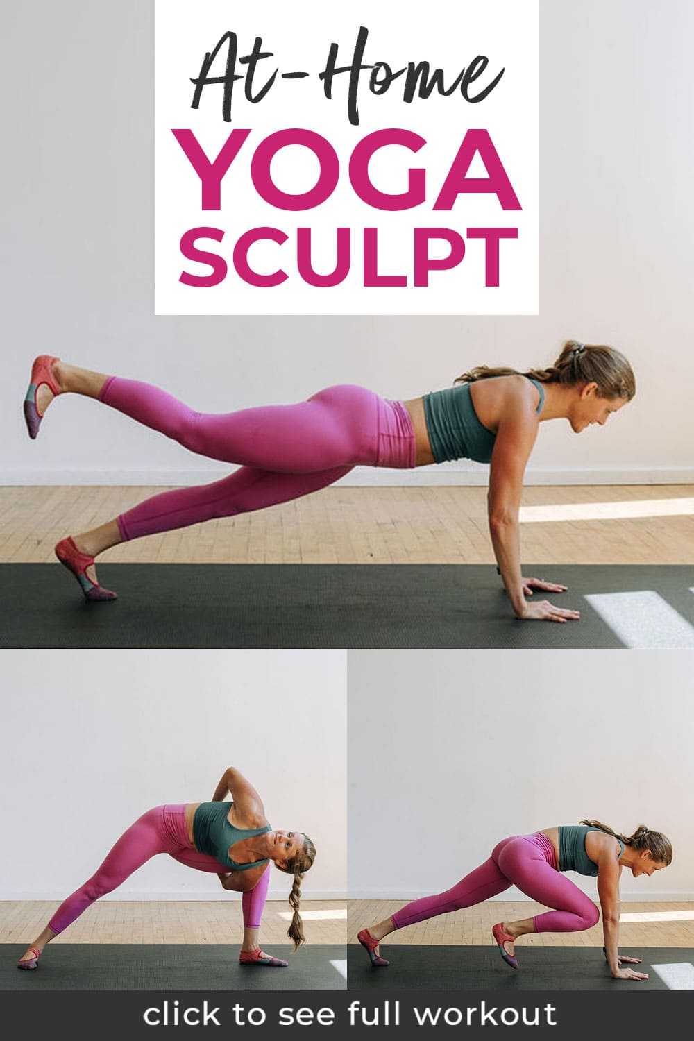 30-Minute Yoga Sculpt Workout (Video) | Nourish Move Love