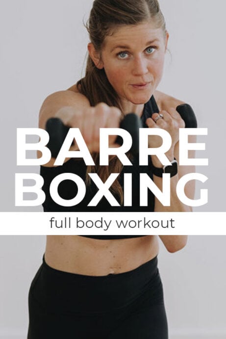 Cardio Kickboxing Barre Workout Video Nourish Move Love 2211