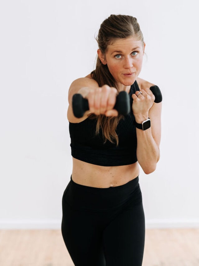 5 Cardio Kickboxing Barre Exercises to Burn Fat! - Nourish, Move, Love