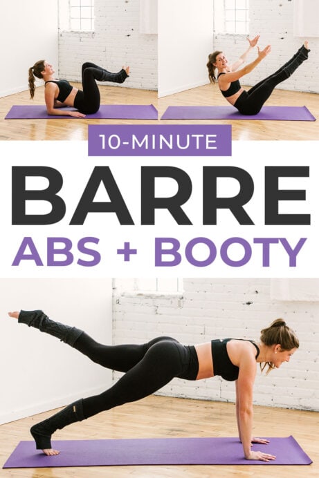 10-Minute Barre Core Workout (Video) | Nourish Move Love