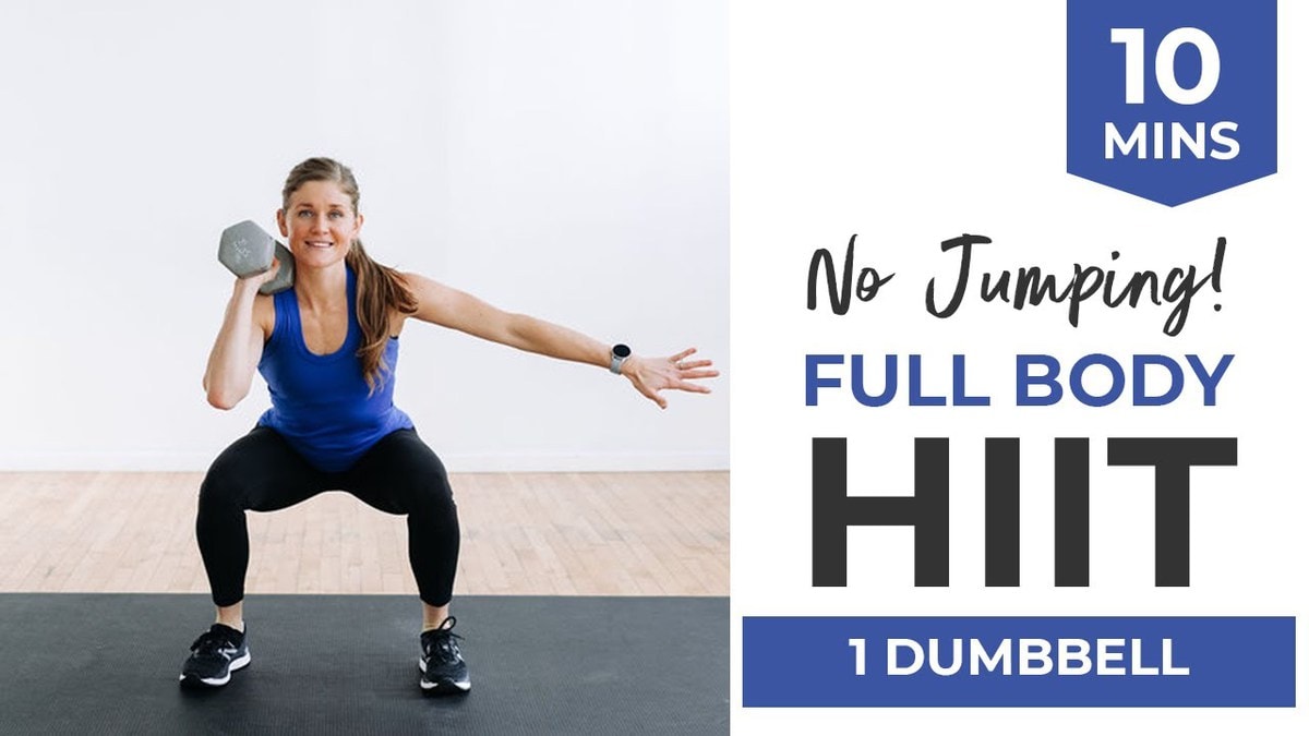 20-Minute Low-Impact HIIT Workout For Total-Body Strength