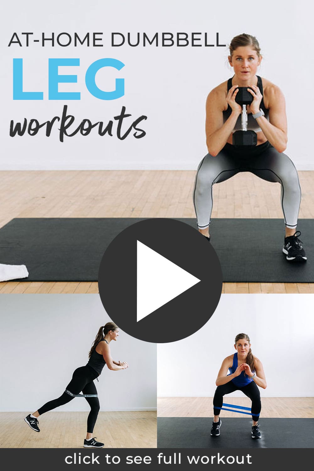 5 Best Leg Workouts At Home (Videos) | Nourish Move Love