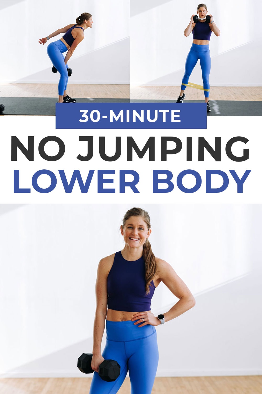 30-Minute Lower Body Workout (No Jumping) | Nourish Move Love