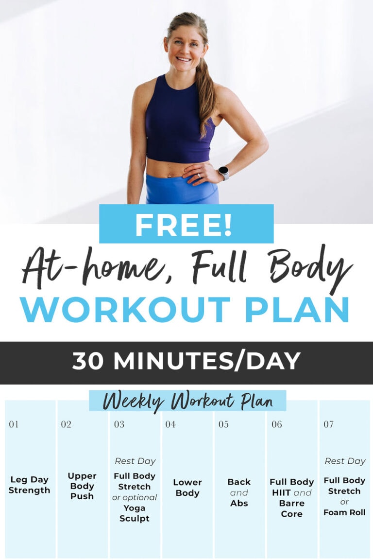 Free Weekly Workout Plan Full Videos Nourish Move Love 