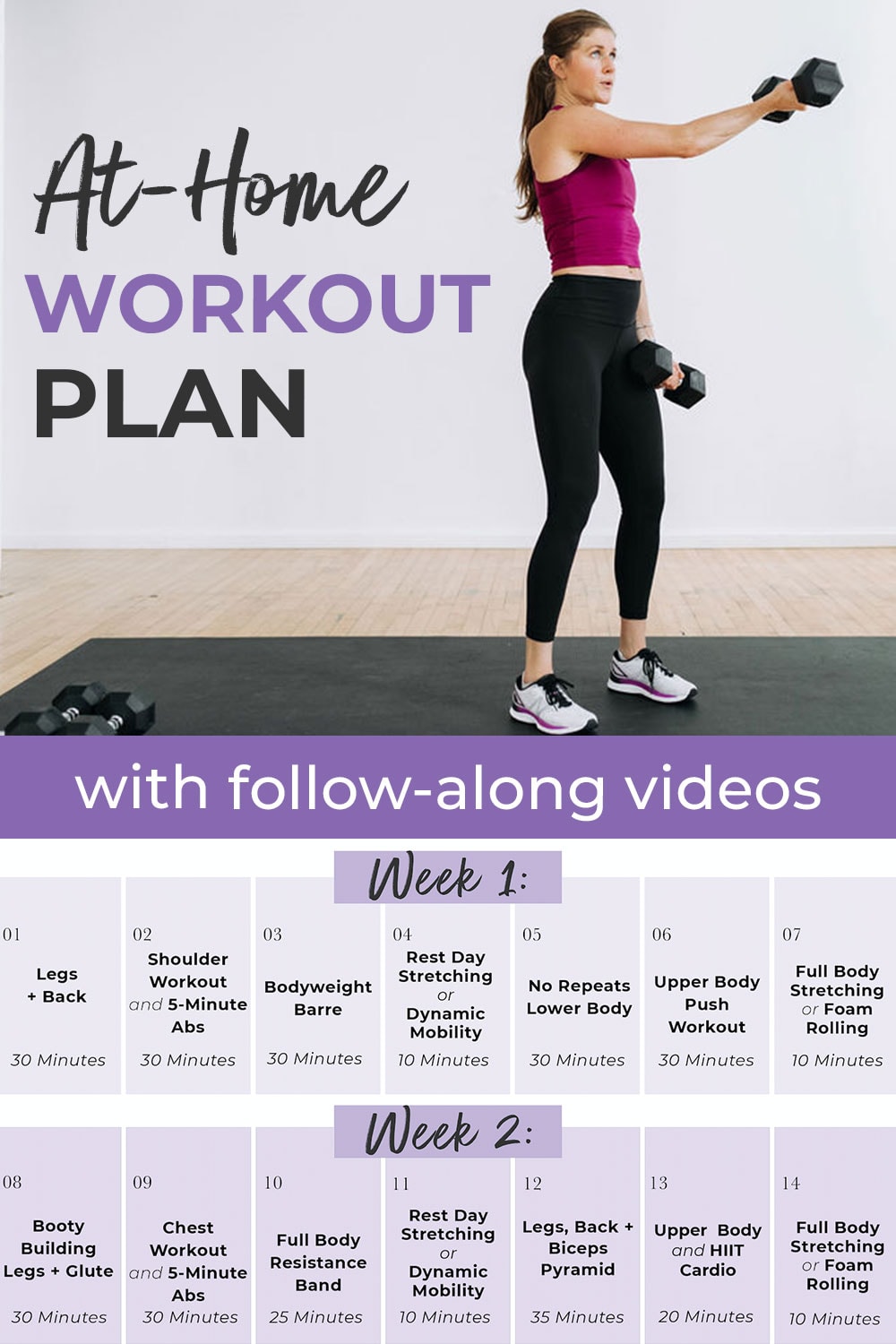 14-Day Workout Challenge (Videos) | Nourish Move Love