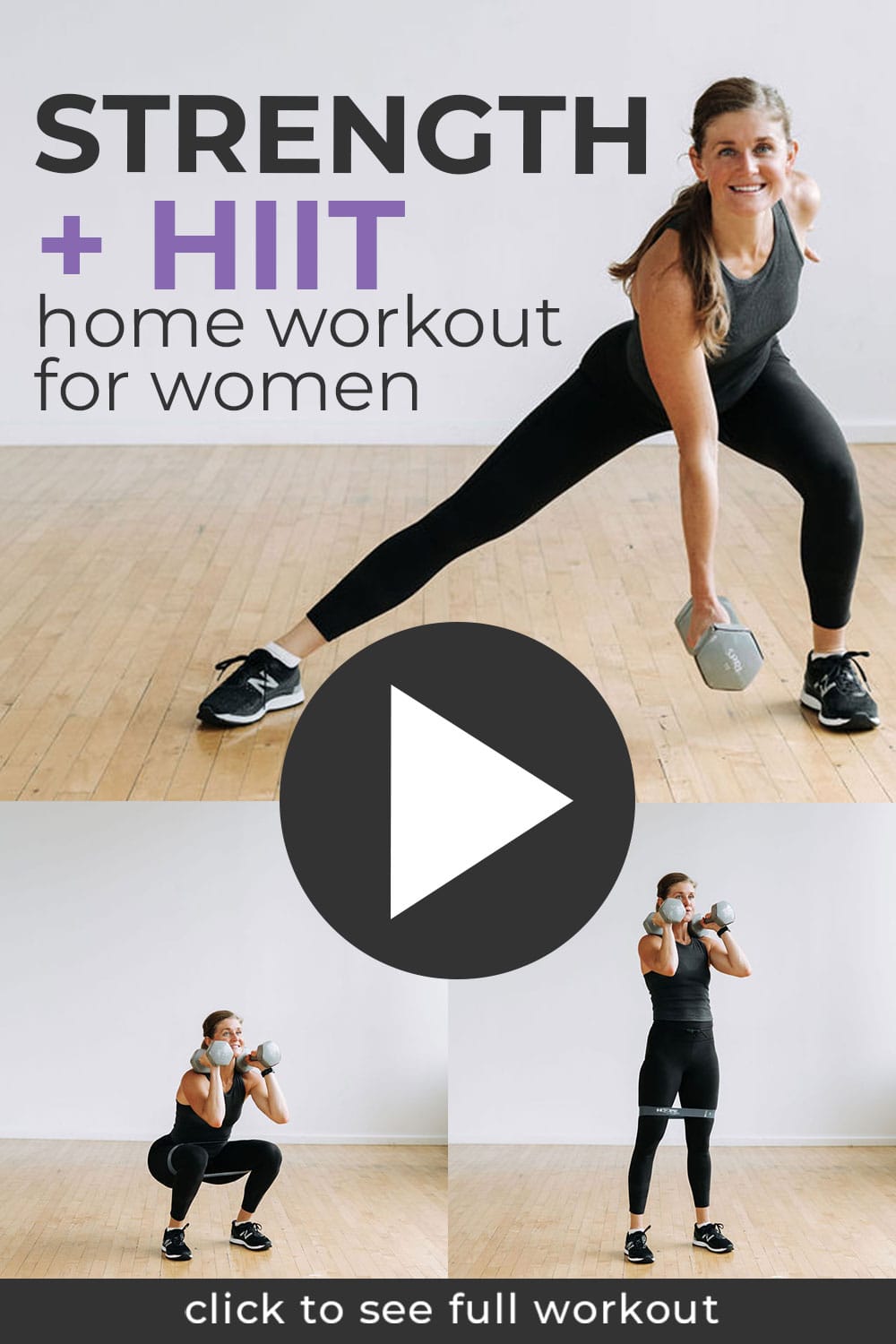 Best Strength Hiit Home Workout For Women Nourish Move Love