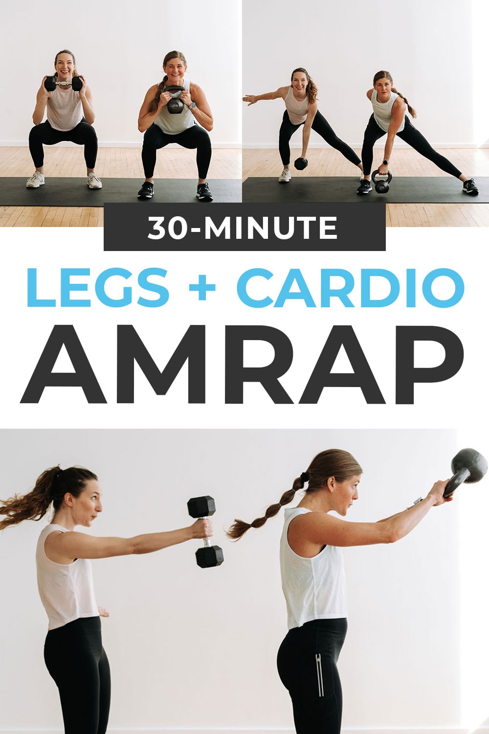 Kettlebell Cardio Workout (AMRAP) | Nourish Move Love