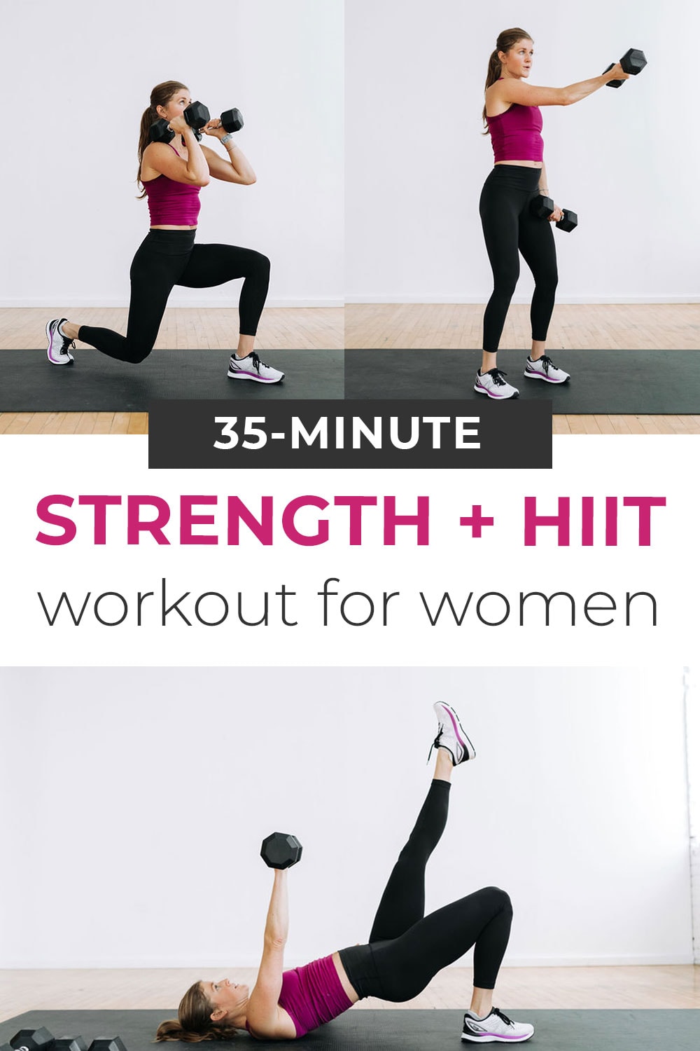 35 Minute Strength Hiit Workout For Women Nourish Move Love