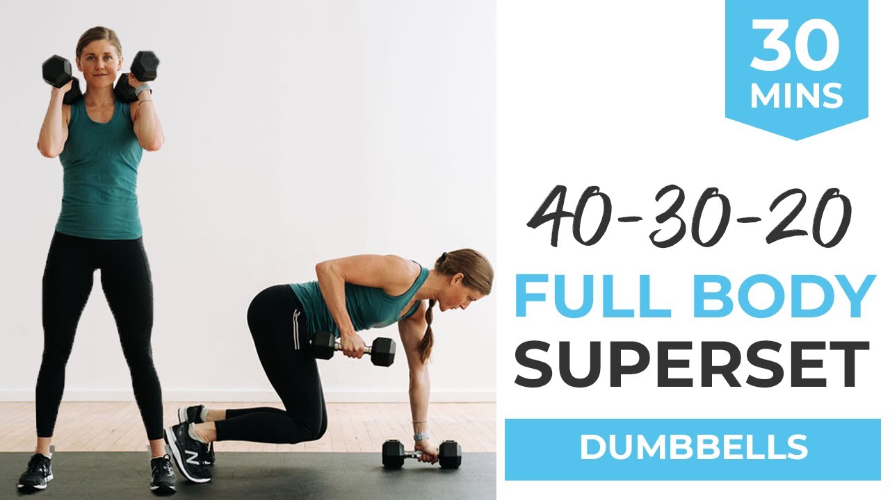 Dumbbell Workout for Women • The BEST Full Body Dumbbell Circuit