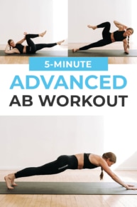 5-Minute Intense Ab Circuit (Video) | Nourish Move Love