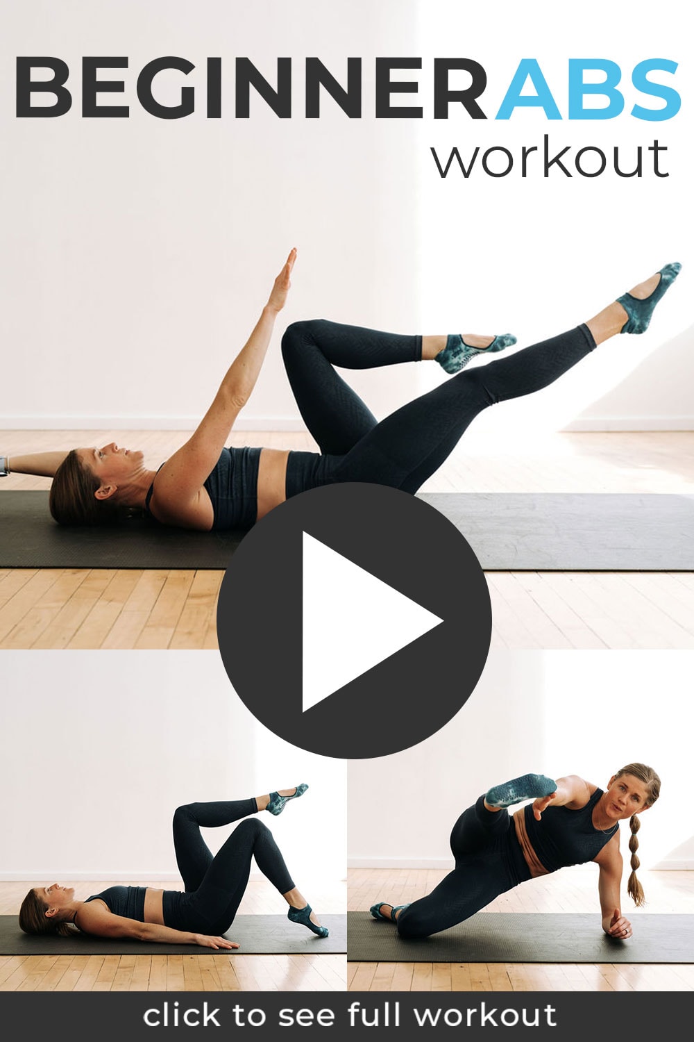 5-Minute Beginner Ab Workout (Video) | Nourish Move Love
