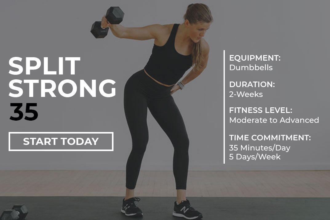 SplitStrong 35: Free 2-Week Workout Program (PDF) | NML