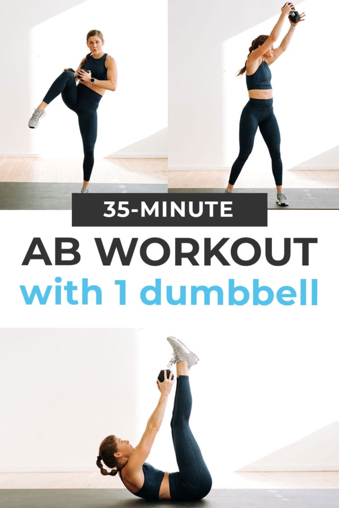Cardio and Ab Workout with Weights (Video)