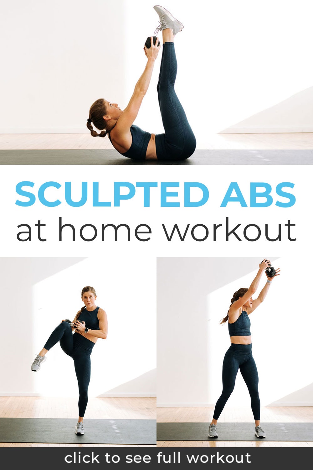 Cardio And Ab Workout With Weights Video Nourish Move Love 
