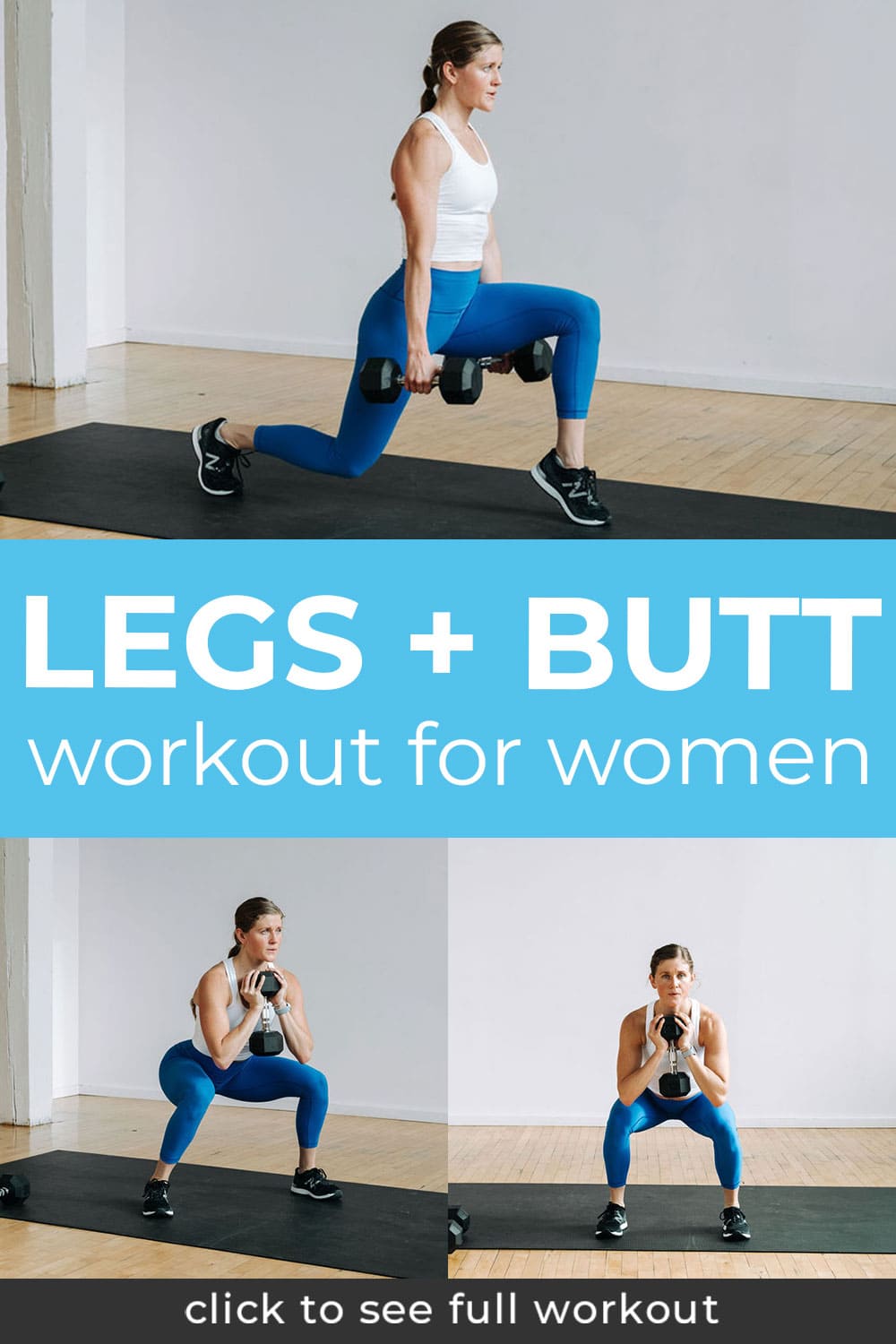 35-Minute Leg and Butt Workout At Home (Video) | Nourish Move Love