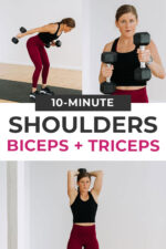 Shoulder, Bicep and Tricep Workout (Video) |Nourish Move Love