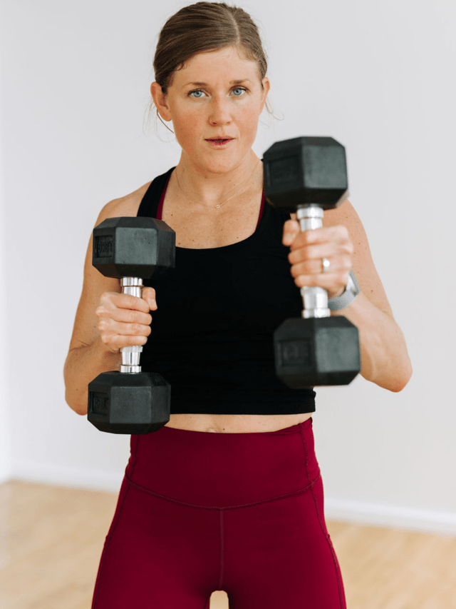 TOP 5 Dumbbell Shoulder Exercises (At Home or Gym)! - Nourish