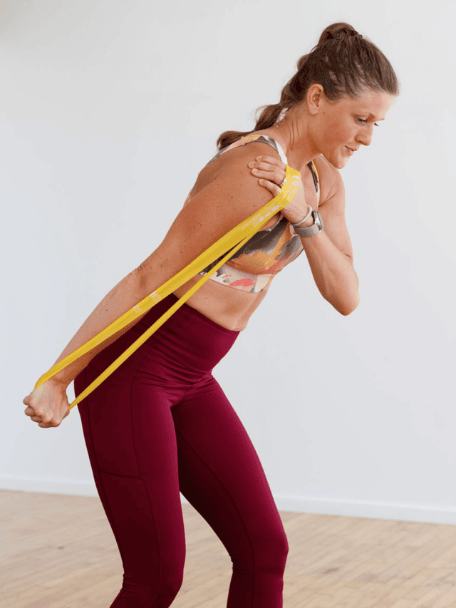 Resistance Band Arm Workout (Video)