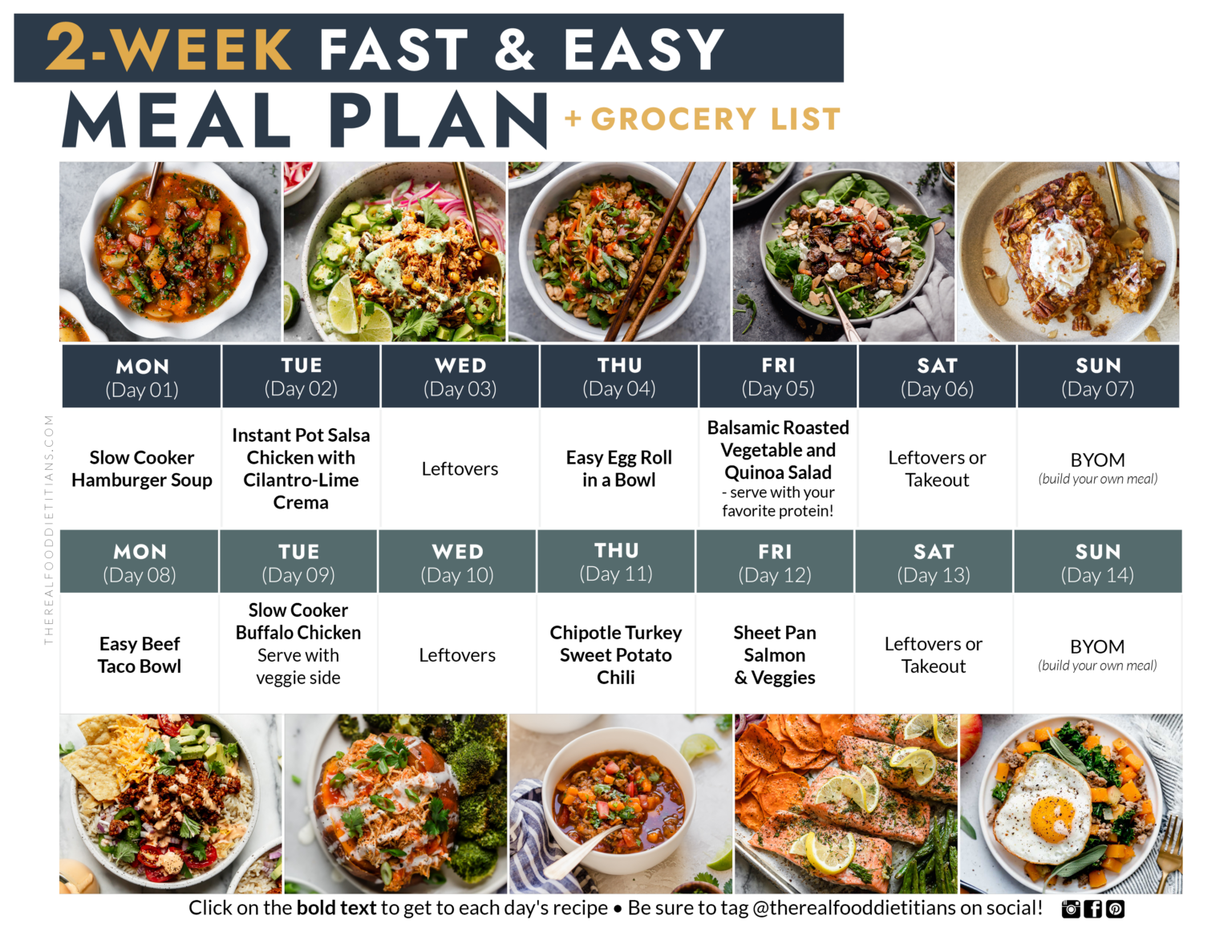 Free 2-Week Workout and Meal Plan (PDF) | Nourish Move Love