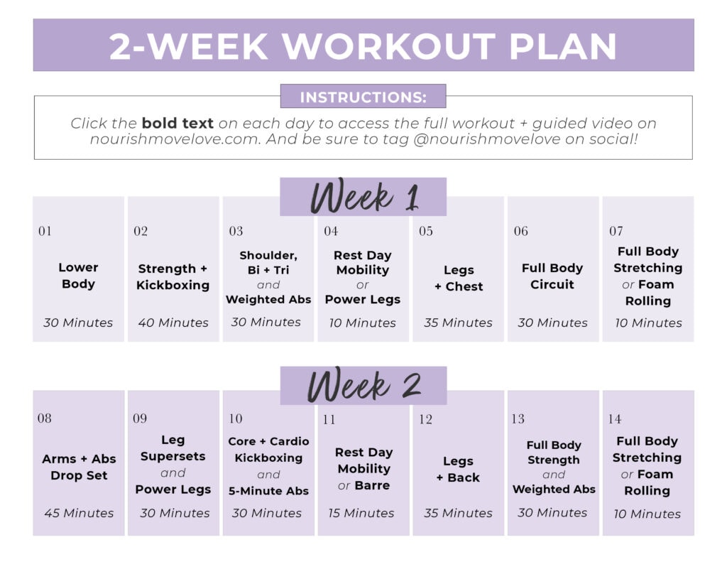 Two Body Parts A Day Workout Plan Pdf Blog Dandk