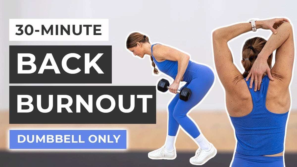 At-Home Back Workout for Women  We're bringing sexy back! - Free