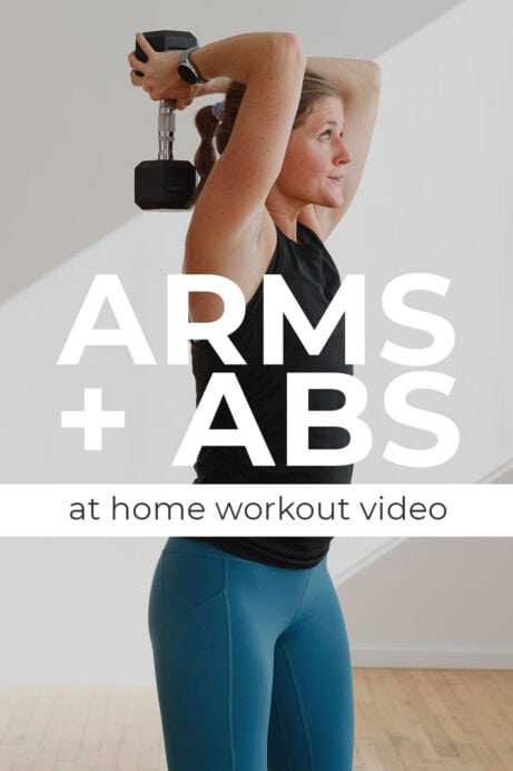 25-Minute Arms and Abs Workout Supersets (Video) | Nourish Move Love