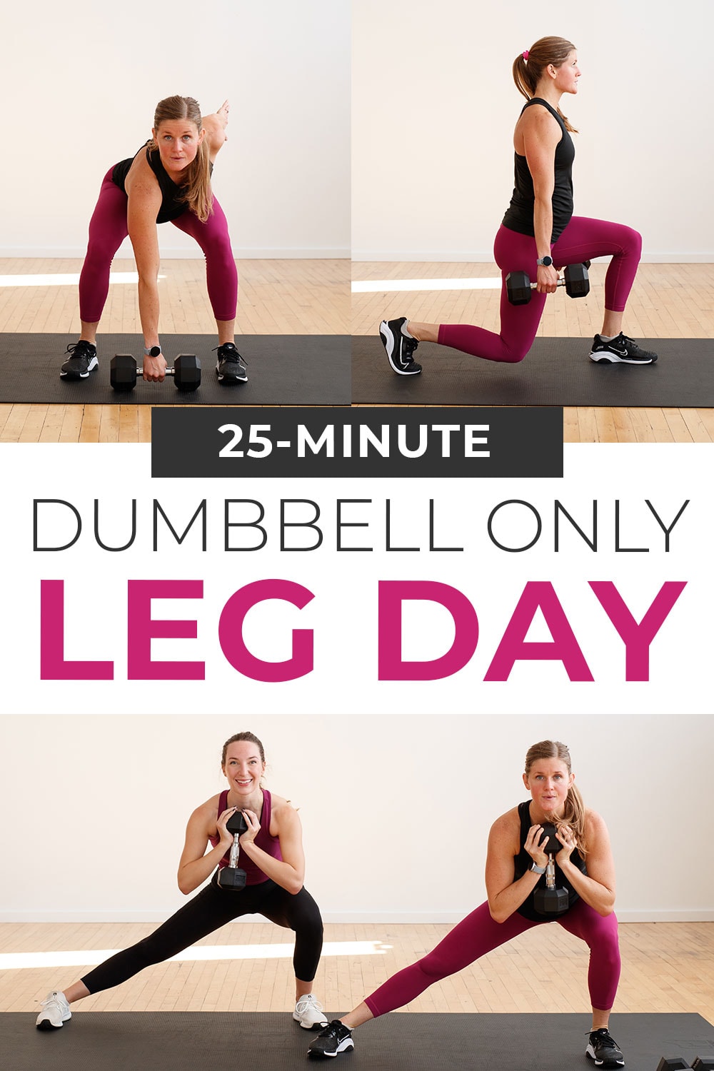 25-Minute Leg Supersets Workout At Home (Video) | Nourish Move Love