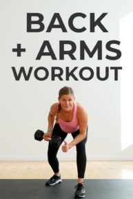 25-minute Arm And Back Workout At Home (video) 