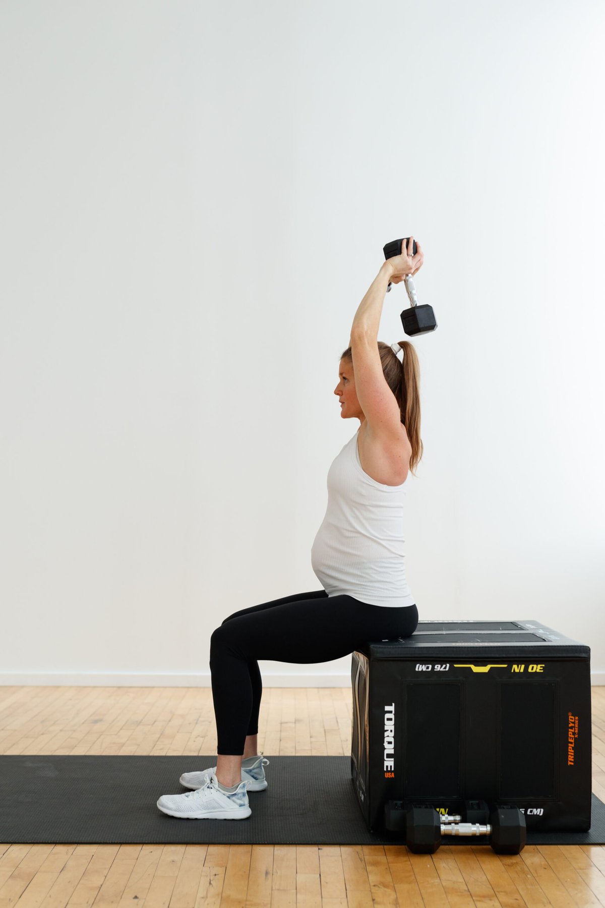 25-Minute Prenatal Chest, Shoulder + Tricep Workout