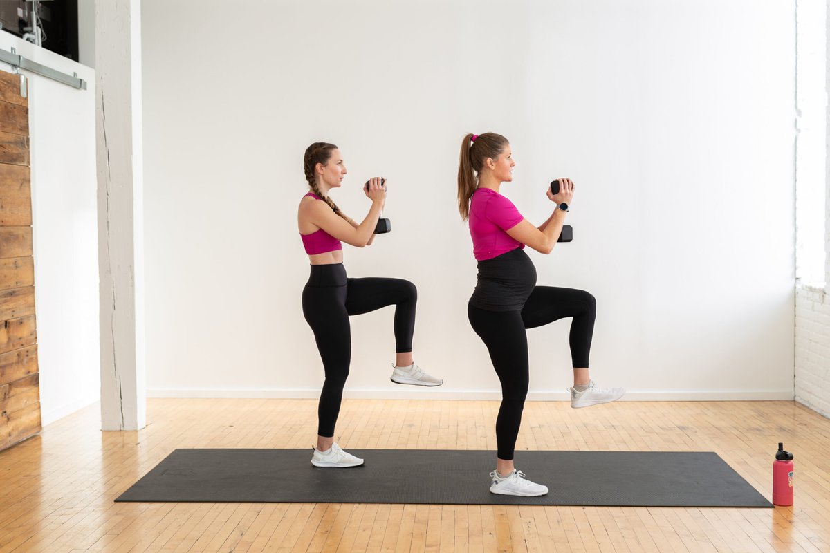 A 30-minute Standing Pilates Workout For Beginners That Focuses On Leg  Alignment. 