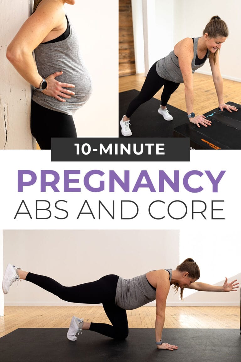 8 Safe Pregnancy Ab Exercises Video Nourish Move Love