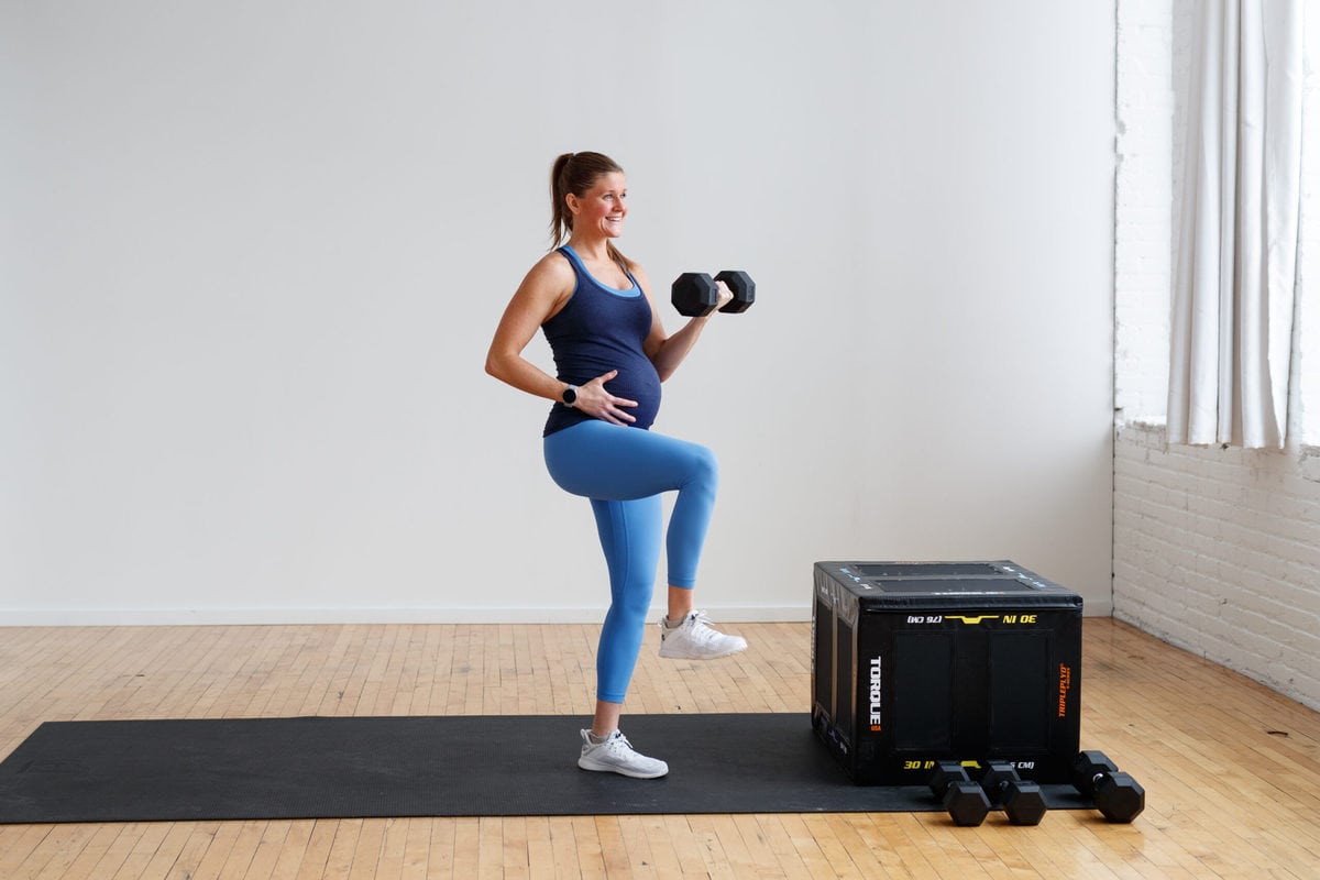 25-Minute Prenatal Back and Bicep Workout (Video)