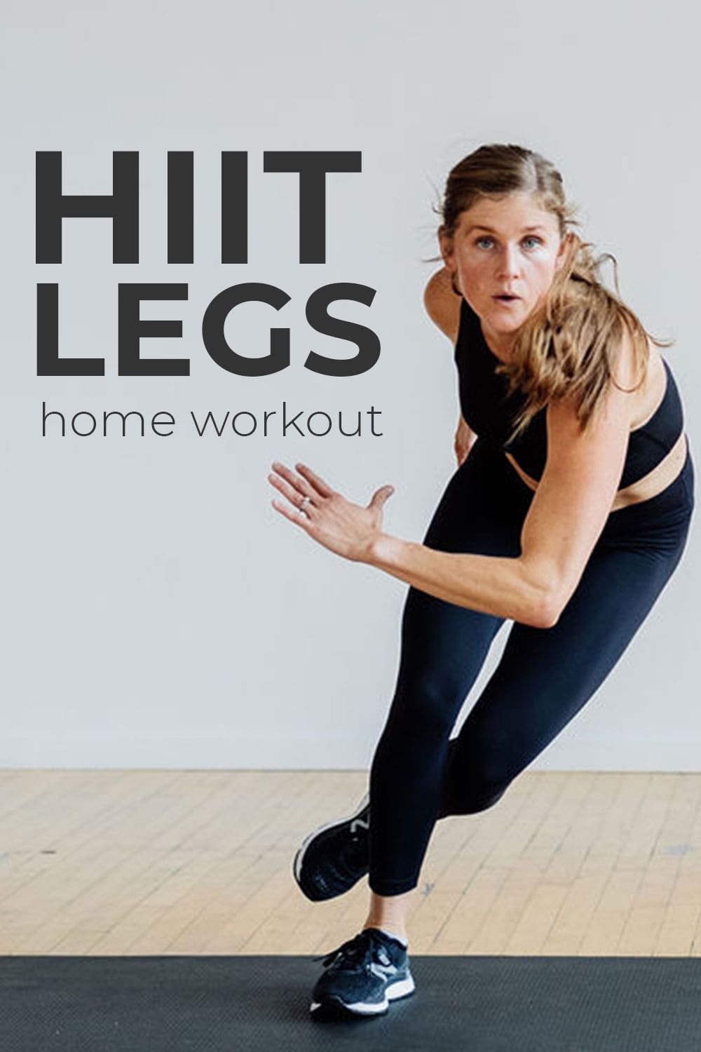 30-Minute HIIT Leg Workout (No Equipment) | Nourish Move Love