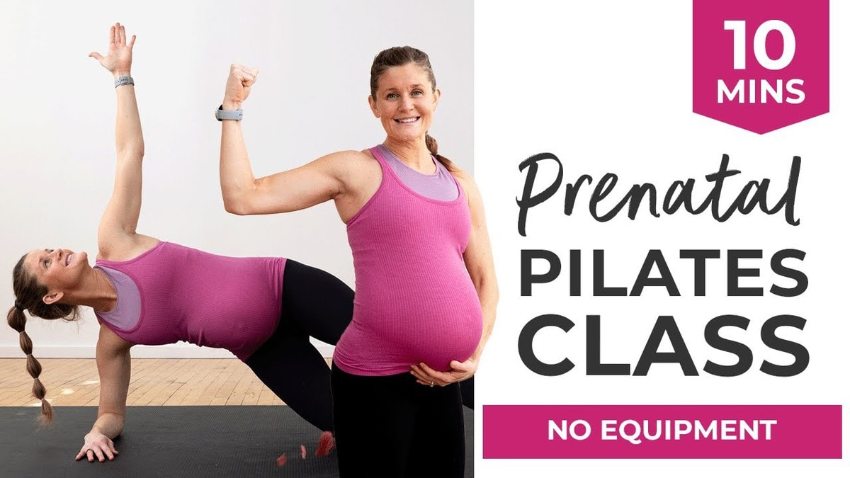 30 Minute Prenatal Pilates Workout at Home