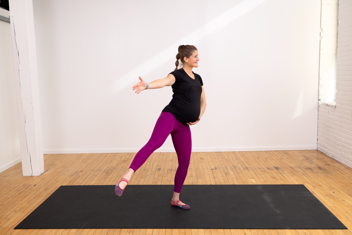 25-Minute Prenatal Barre Workout (No Equipment)