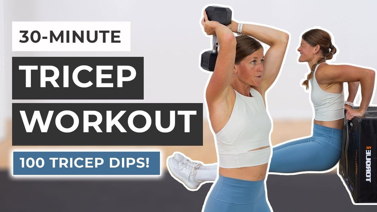 7 min Biceps & Triceps Strength and Tone - Free Home Workout Video