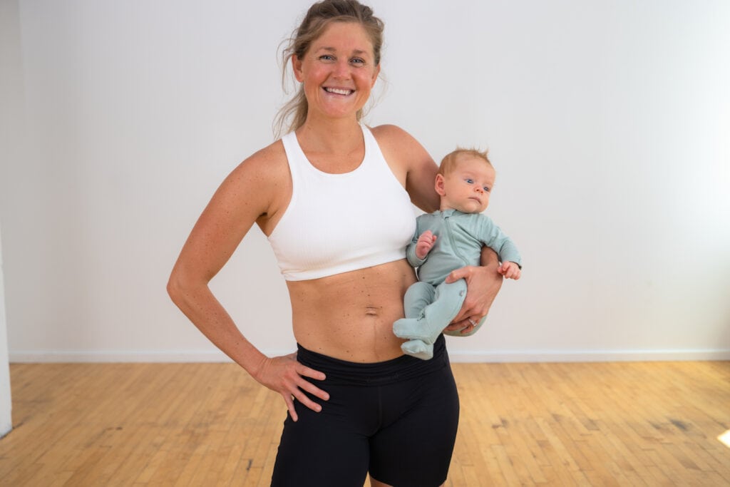 Postnatal Yoga Workout  10 Min Fun Post Pregnancy Fitness With