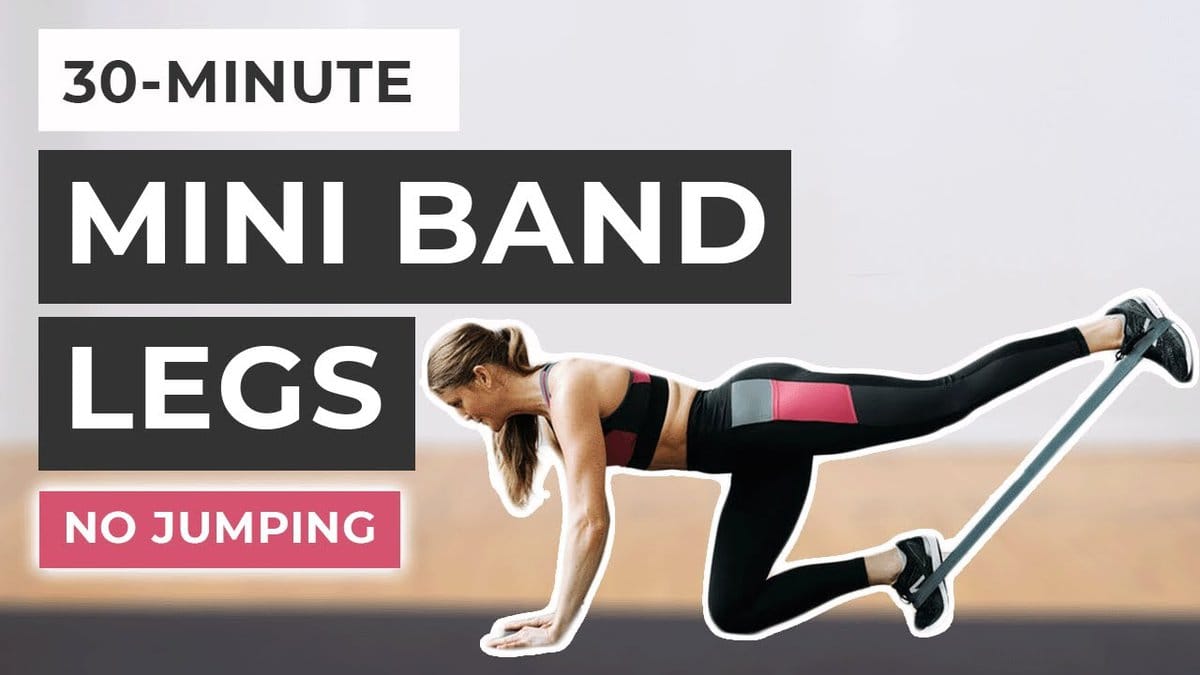 15 Minute Mini Loop Band Lower Body Workout for Legs, Glutes, Hips