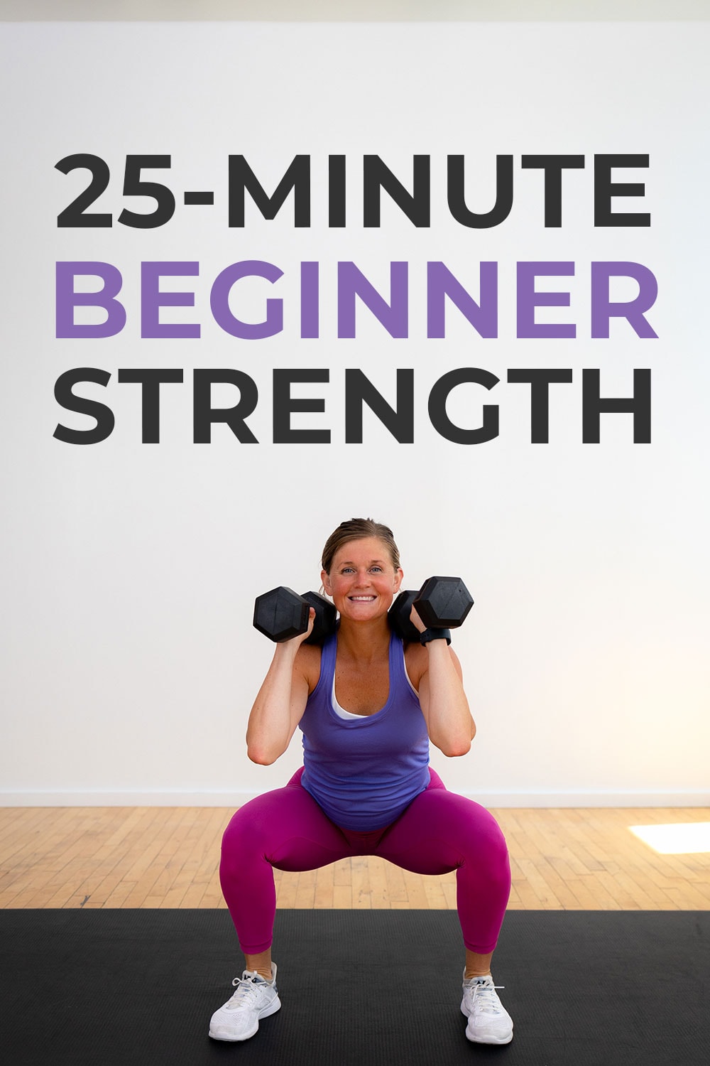 25 Minute Dumbbell Workout For Beginners | Nourish Move Love