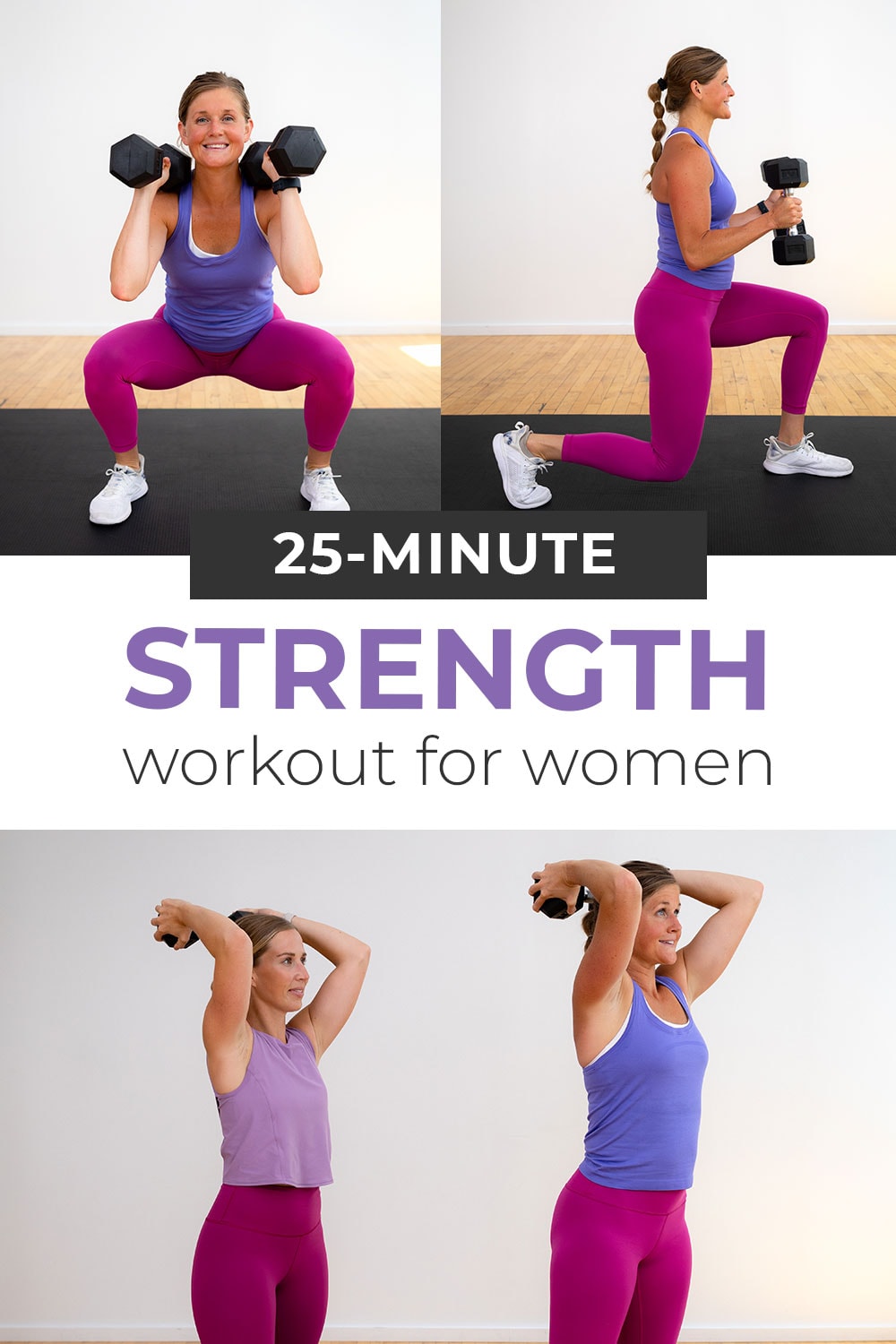25-Minute Dumbbell Workout for Beginners | Nourish Move Love