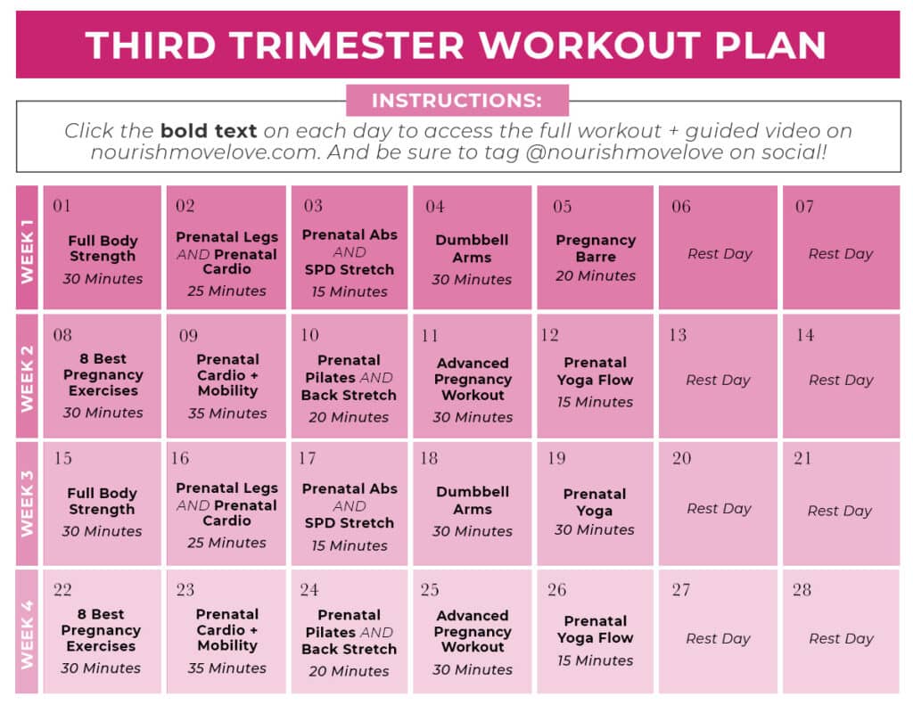 The Best Third Trimester Workouts For A Healthy Mom