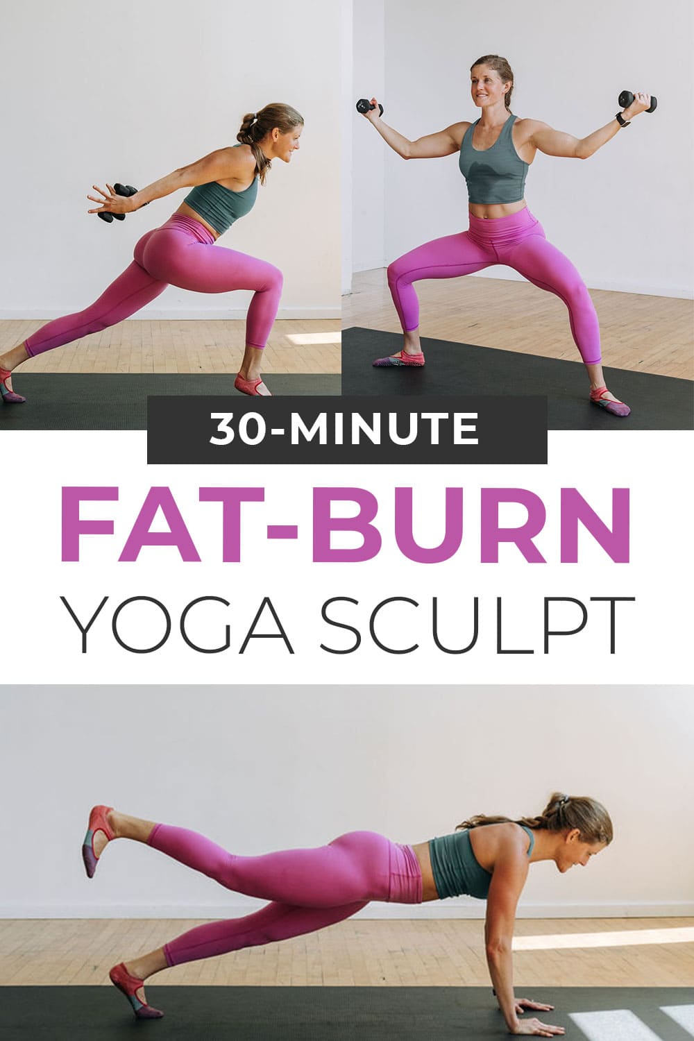 30-Minute Yoga Sculpt Workout (Video) | Nourish Move Love