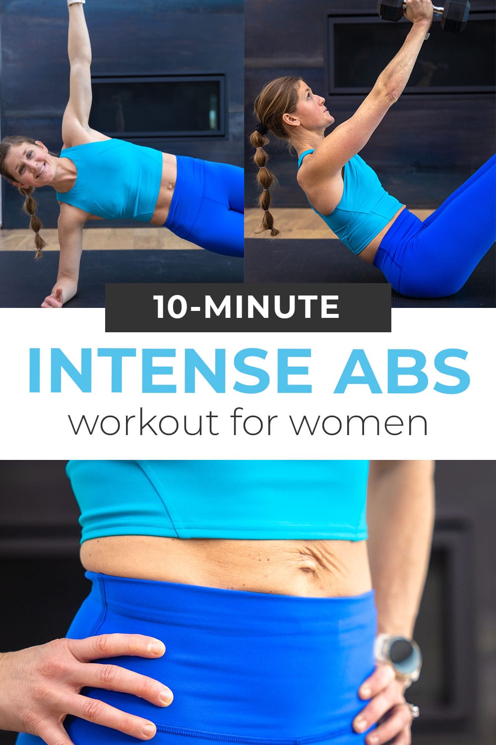 Intense 10-Minute Home Ab Workout (Video) | Nourish Move Love