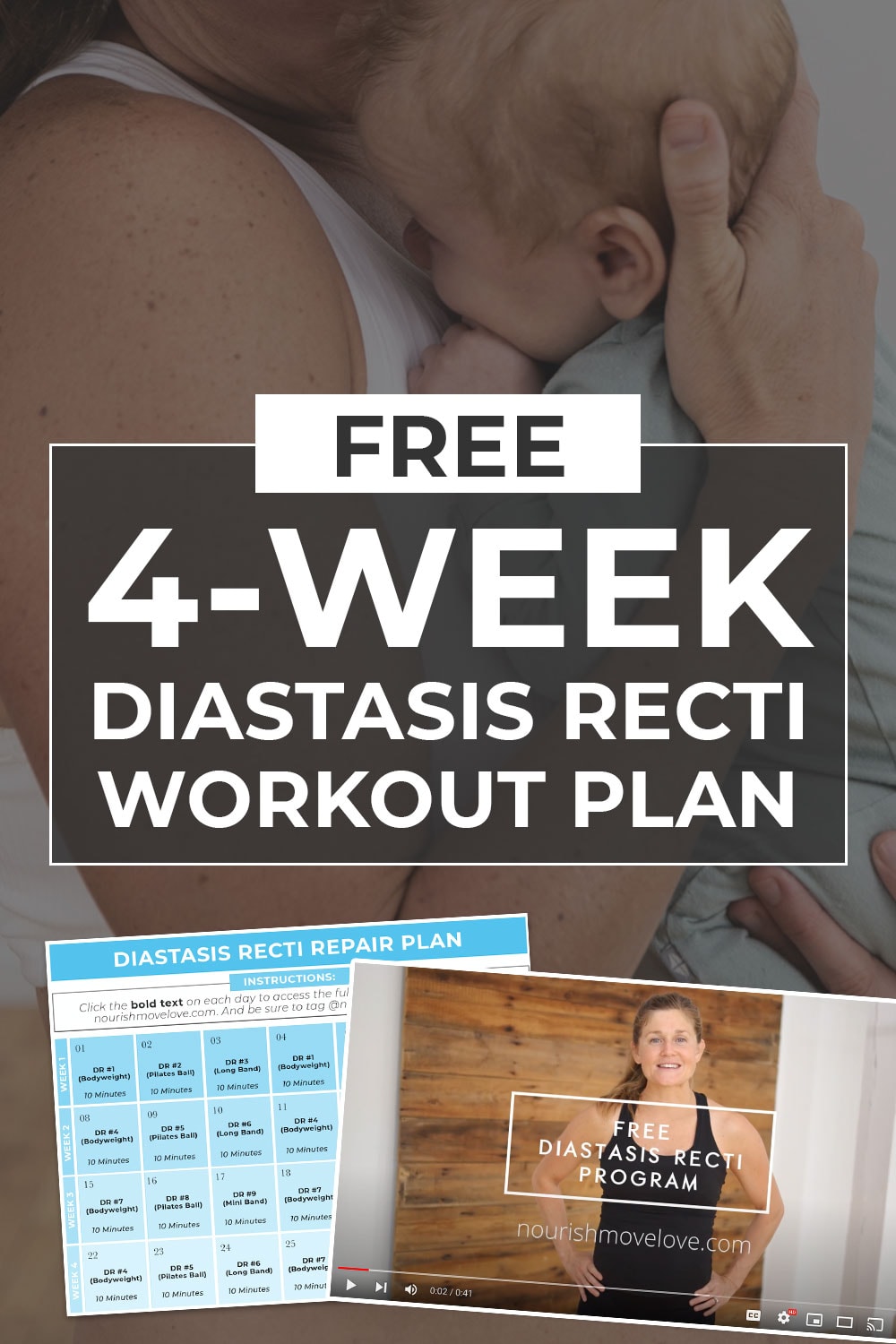 28 Day Diastasis Recti Program Free Pdf Nourish Move Love 7862