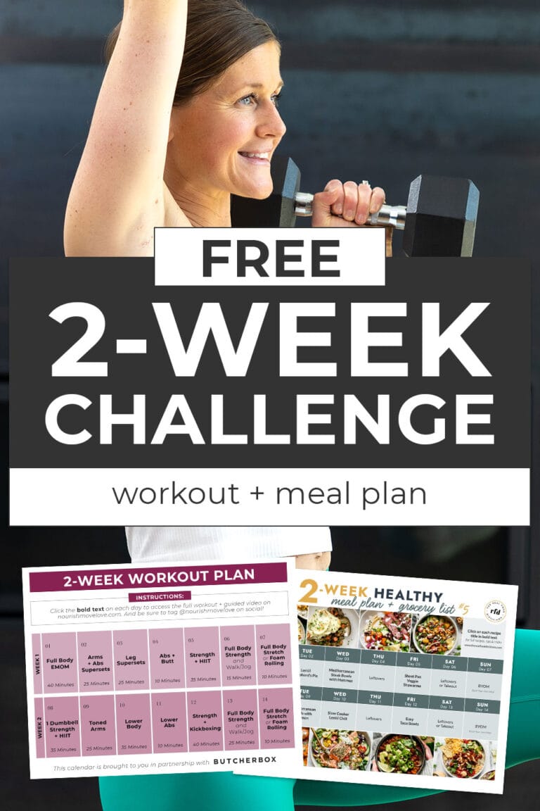 Free 2-Week Fitness Challenge (+ Meal Plan) | Nourish Move Love