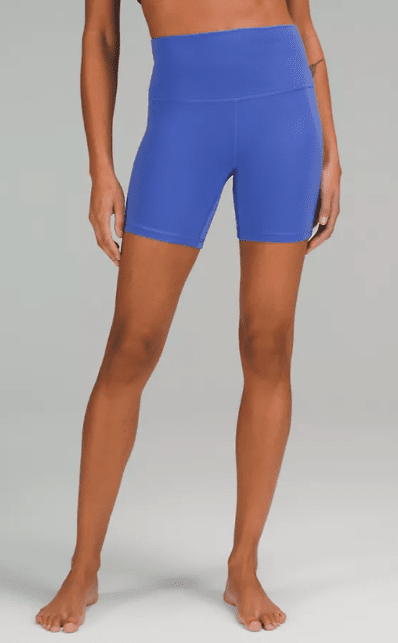 Lululemon Mid-rise speed up shorts 4 inch inseam. - Depop